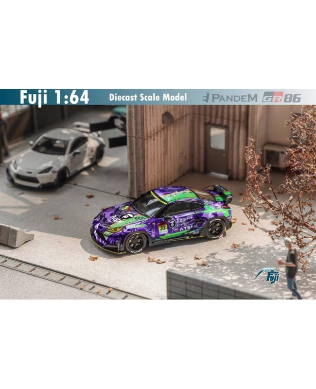 (預訂 Pre-order) Fuji 1:64 Pandem GR86 ZN8 2022 Rocket Bunny (Diecast car model) 限量699台 EVA Purple