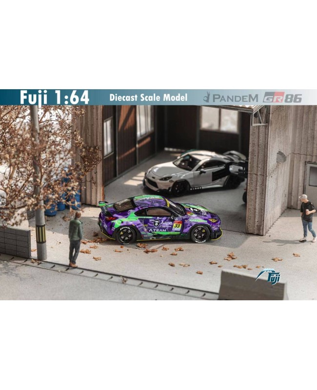 (預訂 Pre-order) Fuji 1:64 Pandem GR86 ZN8 2022 Rocket Bunny (Diecast car model) 限量699台 EVA Purple