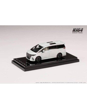 (預訂 Pre-order) HobbyJAPAN 1/64 Toyota ALPHARD EXECTIVE LOUNGE (Diecast car model) HJ641078AW :  White