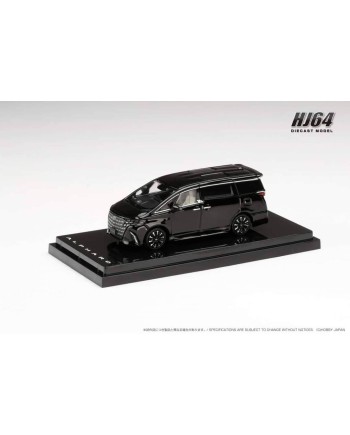 (預訂 Pre-order) HobbyJAPAN 1/64 Toyota ALPHARD EXECTIVE LOUNGE (Diecast car model) HJ641078ABK :  Black