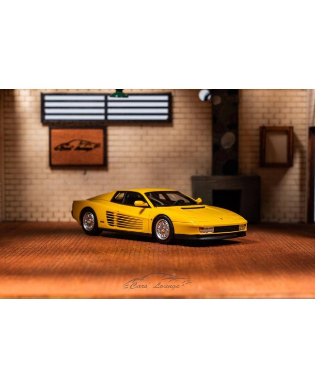 (預訂 Pre-order) Cars’ Lounge 1/64 l Testarossa (Resin car model) 限量399台 Giallo Modena 蒙大拿黃