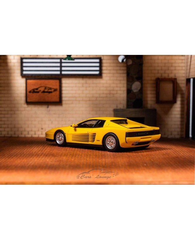 (預訂 Pre-order) Cars’ Lounge 1/64 l Testarossa (Resin car model) 限量399台 Giallo Modena 蒙大拿黃