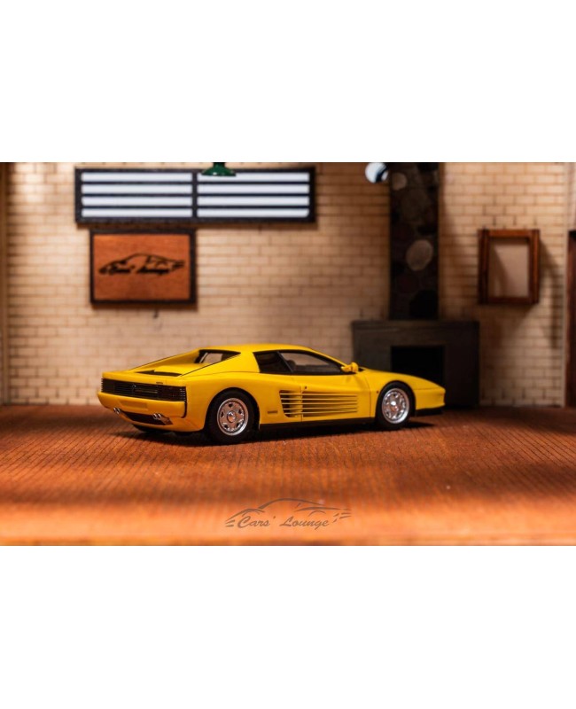 (預訂 Pre-order) Cars’ Lounge 1/64 l Testarossa (Resin car model) 限量399台 Giallo Modena 蒙大拿黃