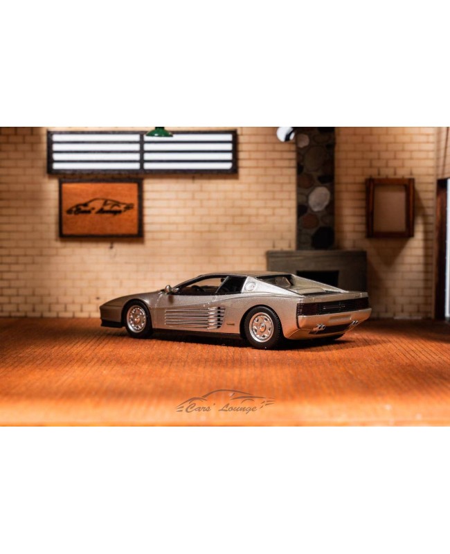 (預訂 Pre-order) Cars’ Lounge 1/64 l Testarossa (Resin car model) 限量399台 Argento Nurburgring 紐伯格林銀