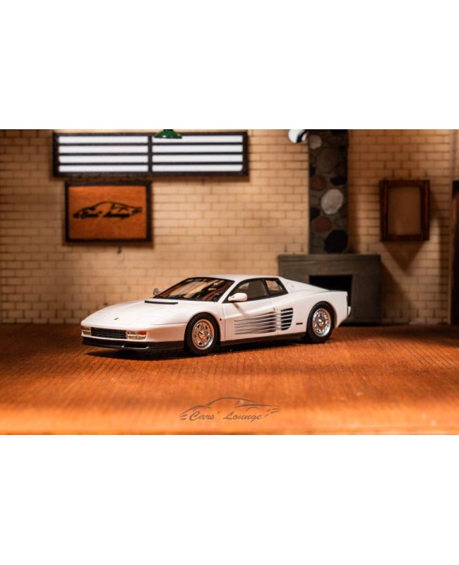 (預訂 Pre-order) Cars’ Lounge 1/64 l Testarossa (Resin car model) 限量399台 Bianco Avus 始祖白