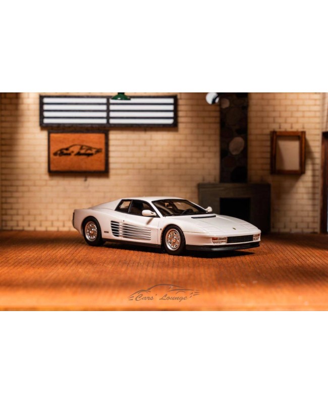 (預訂 Pre-order) Cars’ Lounge 1/64 l Testarossa (Resin car model) 限量399台 Bianco Avus 始祖白