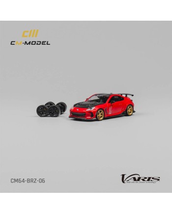 (預訂 Pre-order) CM Model 1/64 CM64-BRZ-06 Subaru BRZ Varis BRZ ARISING-1 Red (Diecast car model)