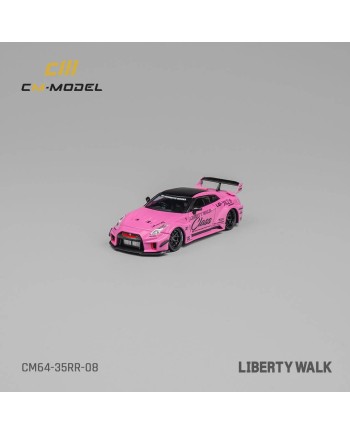 (預訂 Pre-order) CM Model 1/64 CM64-35RR-08 Nissan LBWK GT35RR Pink LBWK GT35RR (Diecast car model)