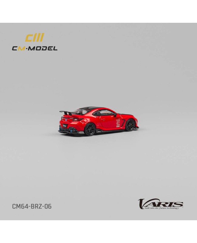 (預訂 Pre-order) CM Model 1/64 CM64-BRZ-06 Subaru BRZ Varis BRZ ARISING-1 Red (Diecast car model)