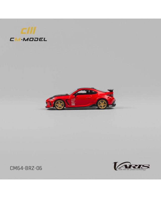 (預訂 Pre-order) CM Model 1/64 CM64-BRZ-06 Subaru BRZ Varis BRZ ARISING-1 Red (Diecast car model)