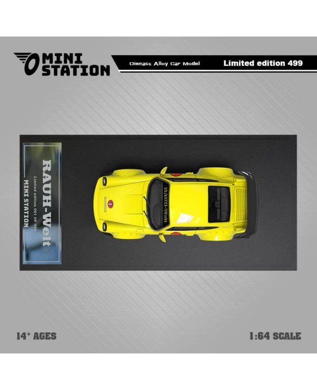(預訂 Pre-order) Mini Station 1:64 RWB 964 / VW T1 Van Dragon Ball Yellow (Diecast car model) 限量499台 RWB 964 普通版