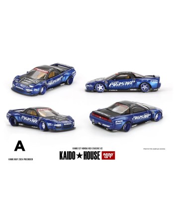 (預訂 Pre-order) Kaido House x MINIGT KHMG137 - Honda NSX Evasive Blue/ Carbon LHD (Diecast car model)