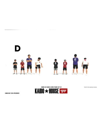 (預訂 Pre-order) Kaido House x MINIGT KHMG142 - Kaido & Sons V2 *人偶1套4件 (Diecast car model)