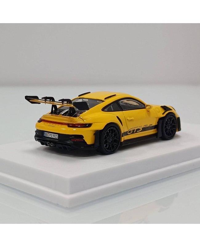 (預訂 Pre-order) LMLF 1/64 Porsche 911 992 GT3 RS (Diecast car model) 限量499台 Yellow