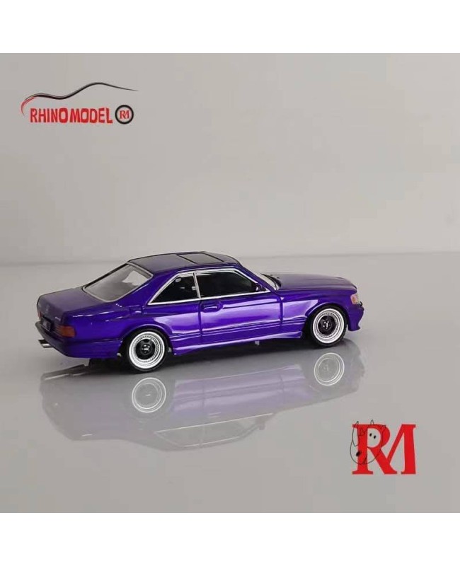 (預訂 Pre-order) Rhino Model RM 1/64 Mercedes-Benz 560 SEC AMG  C126 (Diecast car model) Purple