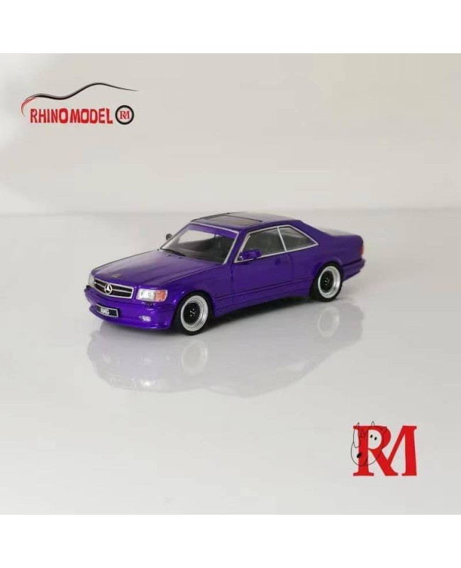 (預訂 Pre-order) Rhino Model RM 1/64 Mercedes-Benz 560 SEC AMG  C126 (Diecast car model) Purple