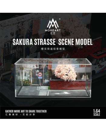 (預訂 Pre-order) MoreArt 1/64 SAKURA STRASSE SCENE MODEL MO901303