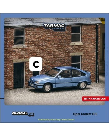 (預訂 Pre-order) Tarmac 1/64 T64G-065-BL - Opel Kadett GSi Blue Metallic (Diecast car model)