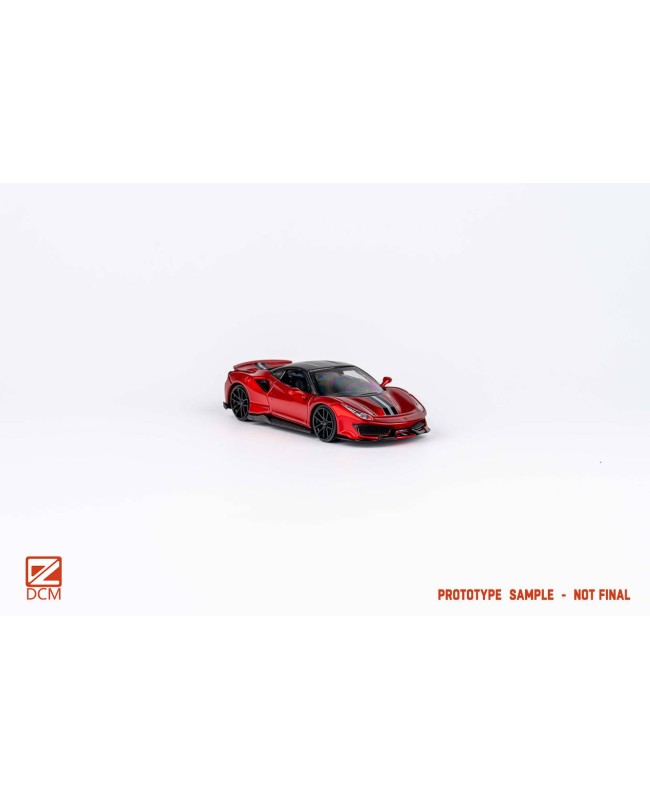 (預訂 Pre-order) DCM 1/64 Novitec 488 Candy Red Carbon Fiber (Diecast car model) 限量500台