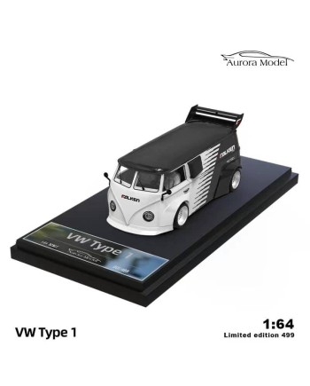 (預訂 Pre-order) AM Aurora 1/64 Black and white Falken livery series (Diecast car model) 限量499台 VW Type 1