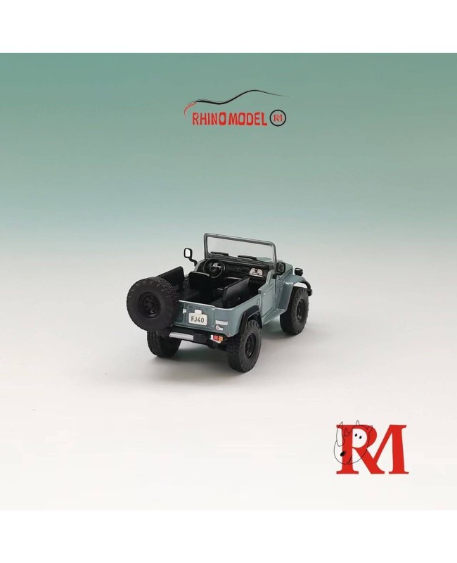 (預訂 Pre-order) Rhino Model RM 1/64 Land Cruiser,FJ40 Pick Up (LC40) (Diecast car model) 限量499台 Grey