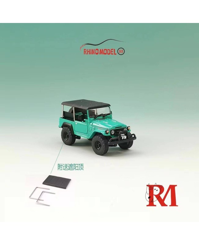 (預訂 Pre-order) Rhino Model RM 1/64 Land Cruiser,FJ40 Pick Up (LC40) (Diecast car model) 限量499台 Blue