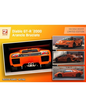 (預訂 Pre-order) DCM 1/64 diablo GT-R (Diecast car model) 限量500台 Orange
