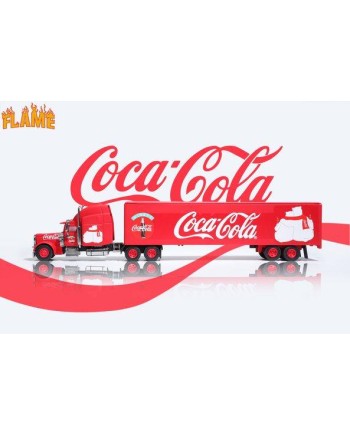 (預訂 Pre-order) Flame 1/64 Peter Bildt semi-trailer  Coca-Cola/ Coke livery (Diecast car model)