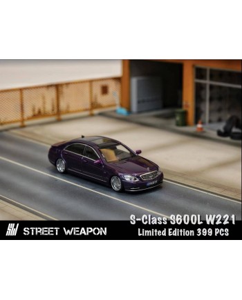 (預訂 Pre-order) SW 1/64 S-Class S600L W221 (Diecast car model) 限量399台 Purple
