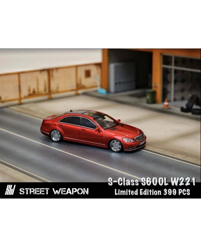 (預訂 Pre-order) SW 1/64 S-Class S600L W221 (Diecast car model) 限量399台 Red