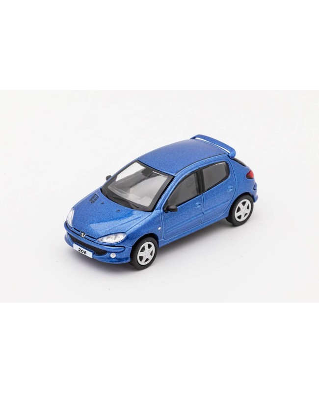 (預訂 Pre-order) DCT 1/64 Peugeot 206 (Diecast car model) Blue LL-019-122