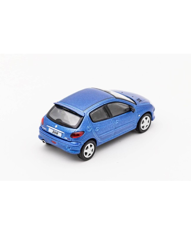 (預訂 Pre-order) DCT 1/64 Peugeot 206 (Diecast car model) Blue LL-019-122