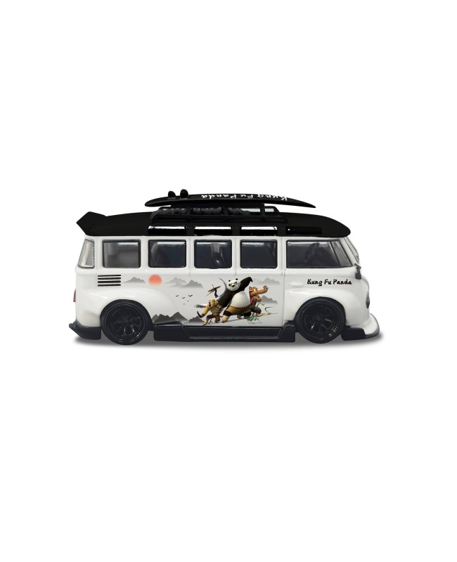 (預訂 Pre-order) LMLF 1/64 VW T1 RWB BUS (Diecast car model) Kung Fu Panda livery
