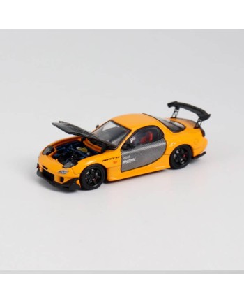 (預訂 Pre-order) BSC 1/64 Mazda RX7 FD3S 開蓋版 (Diecast car model) 限量999台 橙