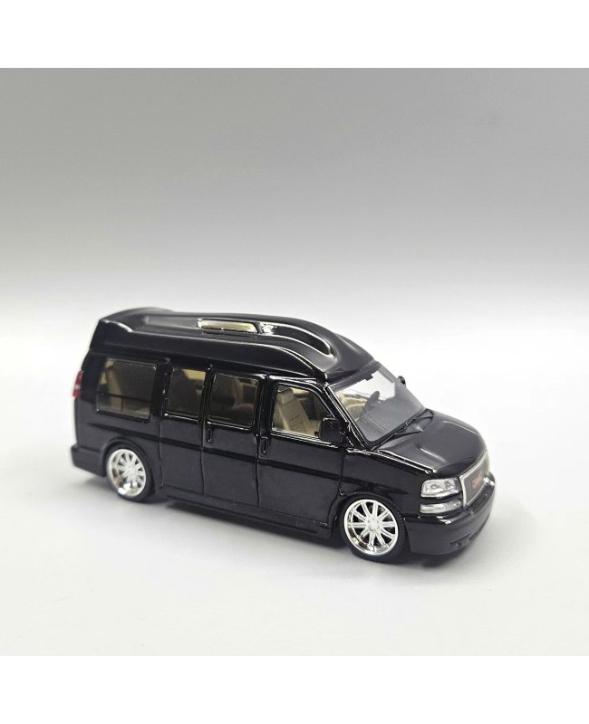 (預訂 Pre-order) GOC 1/64 GMC SAVANA VEHICLE MUSEUM Black (Diecast car model) 限量800台