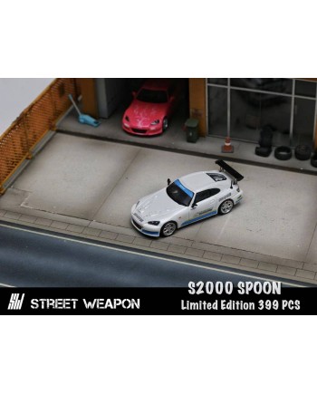 (預訂 Pre-order) SW 1:64 (Diecast car model) S2000 SPOON Pearl white (限量399台)