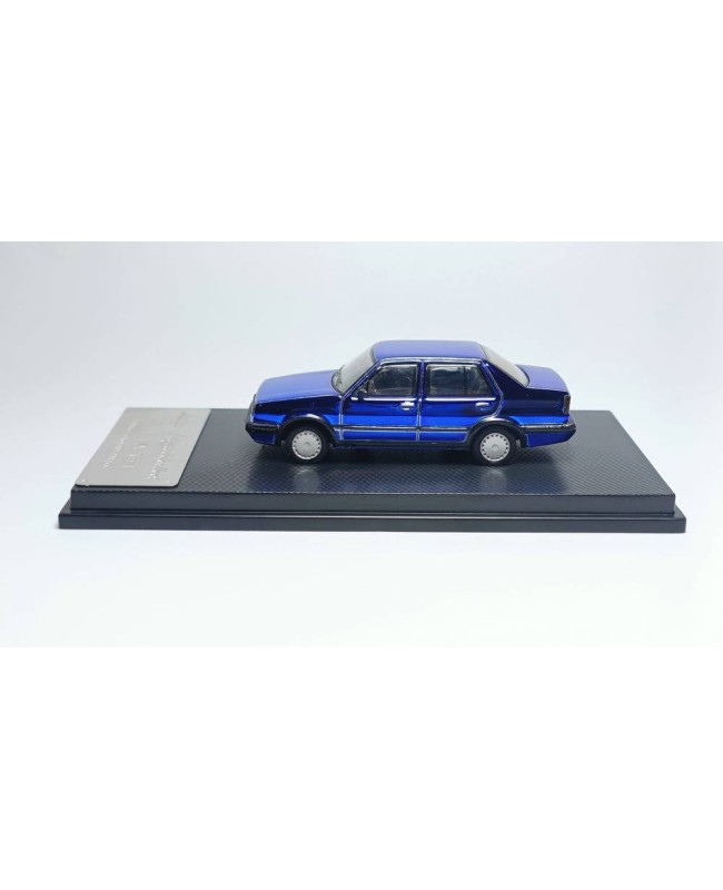 (預訂 Pre-order) MC 1/64 Jetta GT (Diecast car model) Chrome blue
