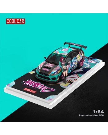 (預訂 Pre-order) Cool Car 1/64 Hatsune Miku livery (Diecast car model) 限量500台 Subaru WRX-STI Figurine ver CC645425-1