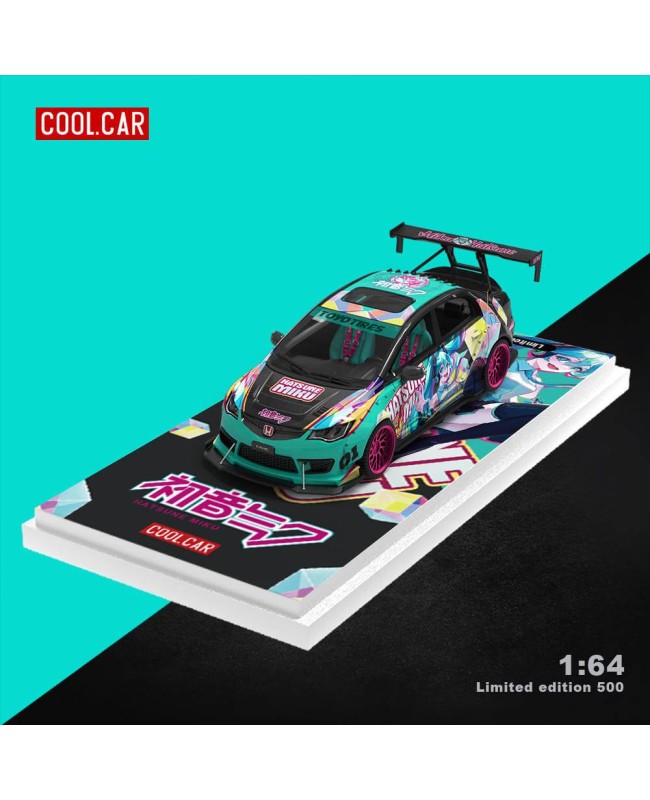 (預訂 Pre-order) Cool Car 1/64 Hatsune Miku livery (Diecast car model) 限量500台 Honda Civic Modified Ordinary CC645722