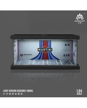 (預訂 Pre-order) MoreArt 1/64 PARKING LOT SCENE Martini livery MO960108