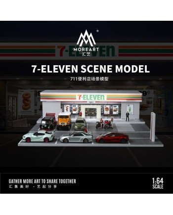 (預訂 Pre-order) MoreArt 1/64 7-ELEVEN SCENE MODEL MO936204
