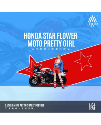 (預訂 Pre-order) MoreArt 1/64 HONDA STAR FLOWER MOTO PRETTY GIRL MO222057