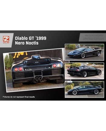 (預訂 Pre-order) DCM 1/64 diablo GT'S 1999 (Diecast car model) 限量500台 Black
