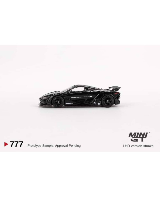 (預訂 Pre-order) MINIGT 1/64 MGT00777-R McLaren 720S LB★Works Black (Diecast car model)
