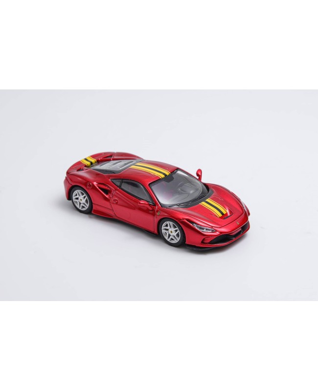 (預訂 Pre-order) XF Model 1:64 F8 Tributo 硬頂後置雙門跑車 (Diecast car model) 紅色黃間
