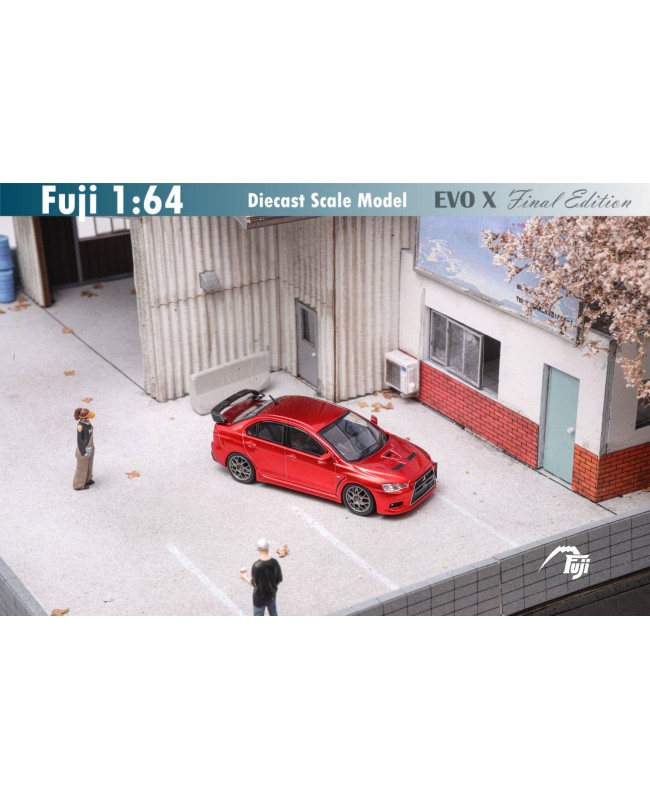 (預訂 Pre-order) Fuji 1:64 Lancer Evolution EVO X 10th Generation Final Edition Transparent Red (Diecast car model) 限量399台
