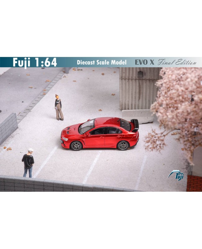 (預訂 Pre-order) Fuji 1:64 Lancer Evolution EVO X 10th Generation Final Edition Transparent Red (Diecast car model) 限量399台