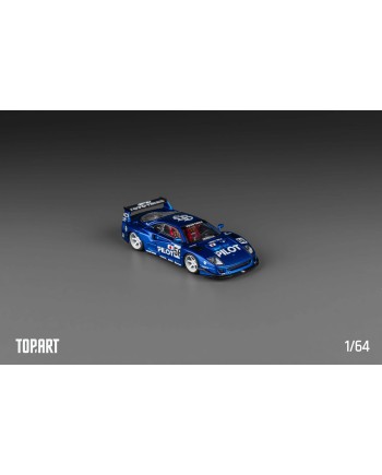 (預訂 Pre-order) Top Art 1/64 LBWK F40 (Diecast car model) 限量699台 Chrome pilot blue