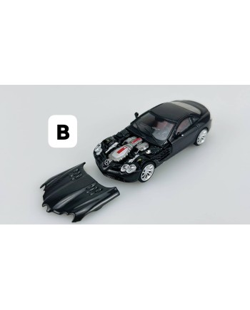 (預訂 Pre-order) Stance Hunter 1/64 Mercedes SLR Mclaren (Diecast car model) Full carbon black