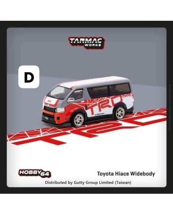 (預訂 Pre-order) TARMAC WORKS 1/64 T64-038-TRD Toyota Hiace Widebody TRD (Diecast car model)